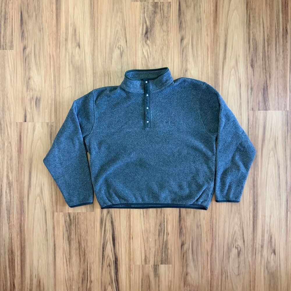 Vintage 1990’s L.L Bean Freeport Maine T-Snap Fleece Size Large
